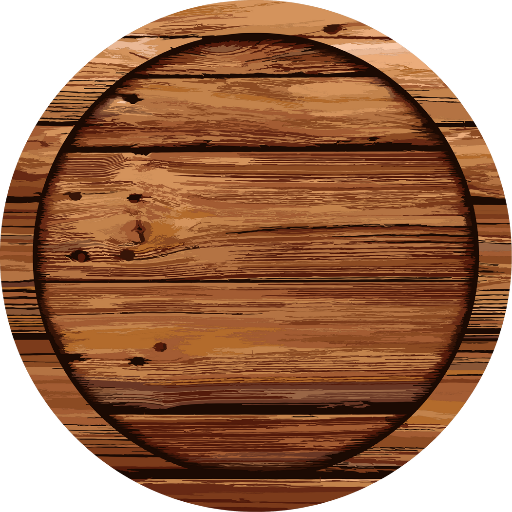 Wooden rustic signboard clipart